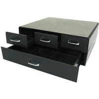 Mendler Monitorverhoger HWC-L99 met 4 laden en 15 vakken, 13 x 34 x 31 cm