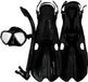Mares Aquazone Volo One Splash Snorkelset EU 34-38 Zwart