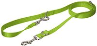 CHAPUIS SELLERIE SLA565 hondenriem 3-voudig verstelbaar - nylon riem groen - breedte 20 mm - lengte 2 m - maat M