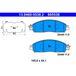 ATE Kit Plaquettes De Frein, Frein À Disque 13.0460-5538.2 Nissan D1060-4ja0a