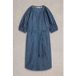 White Stuff Finley Robe en chambray Chambray Bleu Taille : 12 PETITE