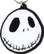 Pyramid International Nightmare Before Christmas Jack Porte-clés en caoutchouc - 5,5 cm - Blanc