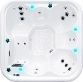 Island Spas Spa Mallorca Diamond Polyacryl Grey 200 x 84 x 84 cm