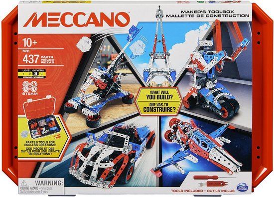 Meccano Bandai Meccano Bouwkoffer - 5-in-1 Bouwpakket
