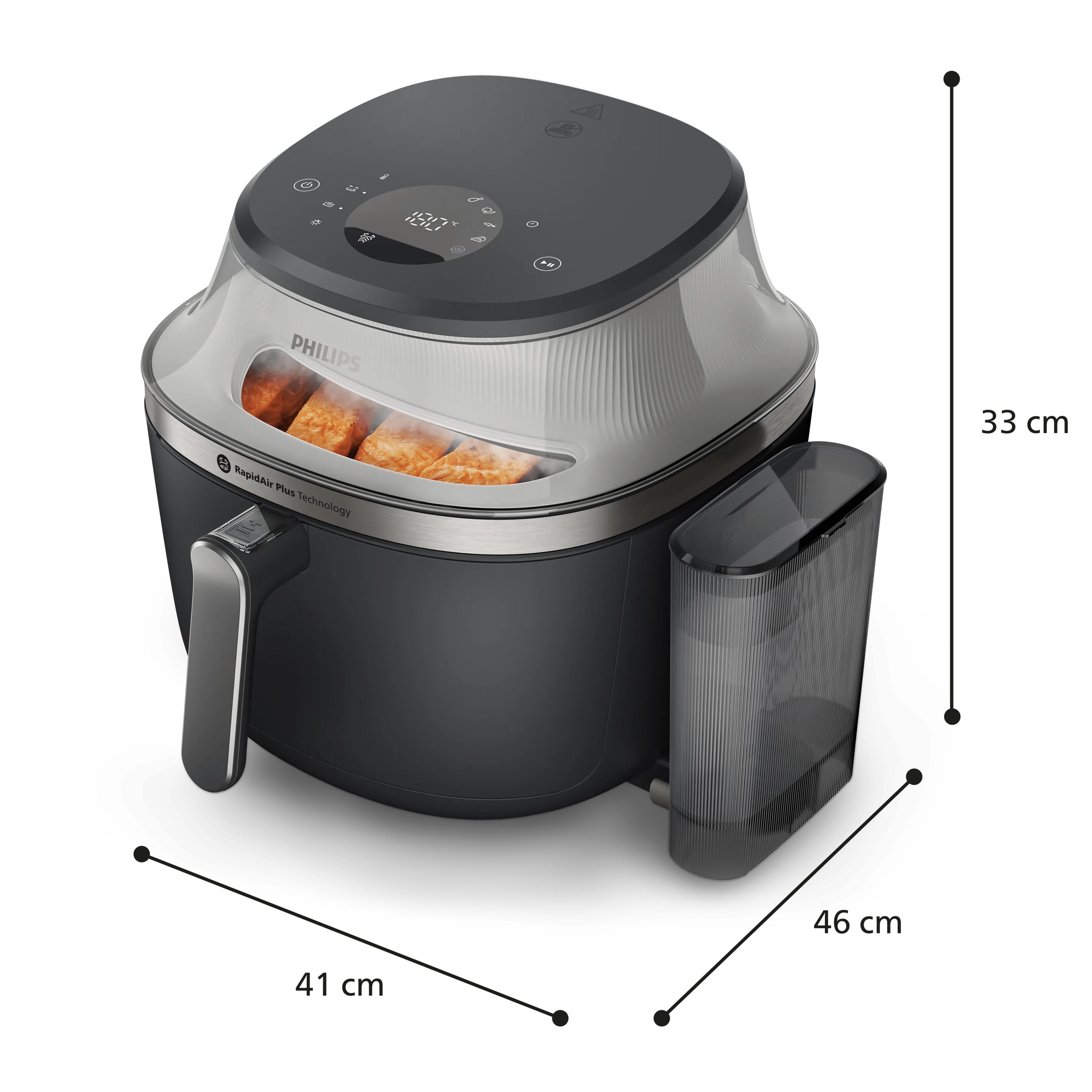 Philips 5000 series Novaplus Airfryer 5000-serie met stoom 7,2 l
