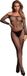 Le Désir Bodystocking OffShoulder Neck - Fishnet / Open - OS - Black