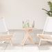 vidaXL Salontafel Bruin 33 x 33 x 40,5 cm Massief Notenhout