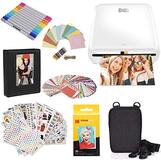 Kodak Step Instant Photo Printer - Wit - Bundel: Etui, 20 Pack Zink-papier, Album, Stickers, Markers