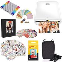 Kodak Step Instant Photo Printer - Wit - Bundel: Etui, 20 Pack Zink-papier, Album, Stickers, Markers