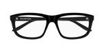 Balenciaga Bb0438o Lunettes de vue homme noir carrées 57mm