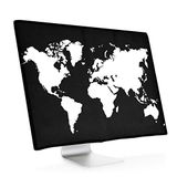 kwmobile beschermhoes monitor geschikt voor 27-28" Monitor - Wereldkaart design