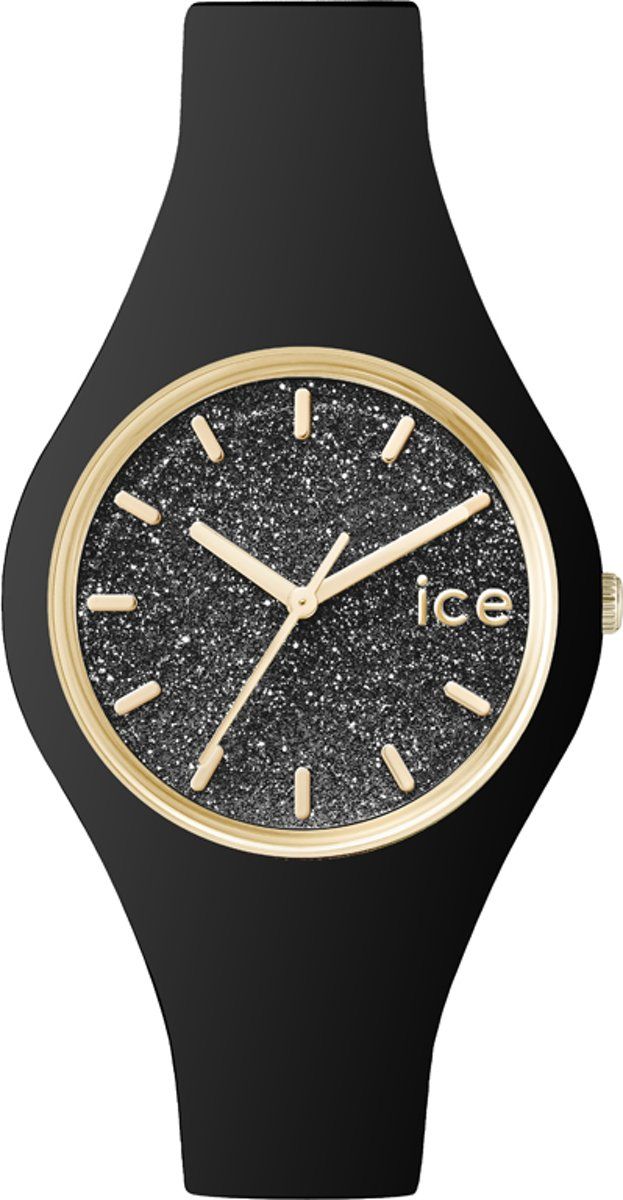 Ice-Watch Ice Glitter Small - Horloge - Zwart - Ø 34 mm