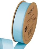 Halbach Seidenbänder Premium ripslint, breedte: 25 mm, lengte: 25 m, duurzaam cadeaulint van gerecycled polyester, ideaal als lint, kleur: lichtblauw