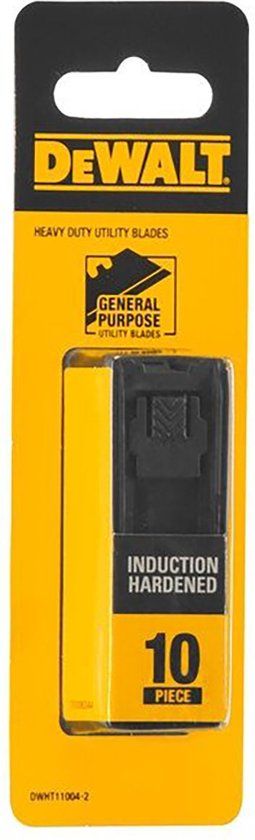 DeWalt DWHT11004-2 - Trapeziumvormige Messen - 10 stuks - Inductiegehard