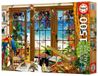 Educa Vogelaars Raam 1500 Pièces Puzzle Carton