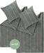 ESPRIT Housses de couette renforcées et linge de lit HARPLINES Anthracite, 135 x 200 cm - Set de 2 pièces