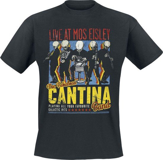 Star Wars Cantina Band On Tour Heren T-shirt - zwart - XXL