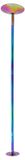 StarTech Dansstang Draaibare en Vaste Stang Afneembaar Hoogte Verstelbaar 223-275 cm Diameter 4,5 cm Draagvermogen 200 kg Verschillende Kleuren