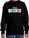 Bellatio Decorations Shoppartners Bv Mister trouble fun tekst sweater zwart kids 122/128