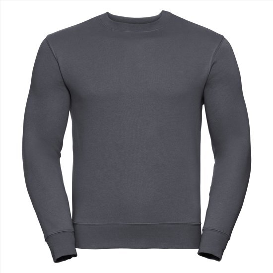 Russell Heren Sweatshirt Donkergrijs Ronde Hals Regular Fit - XL