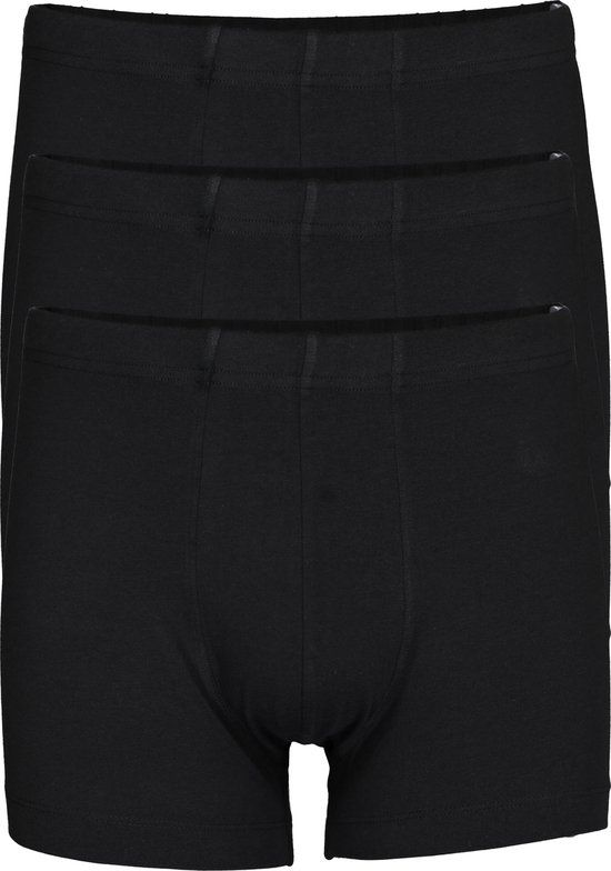 Schiesser 3-pack heren boxershorts 95/5 - Biologisch katoen - XXL - Zwart