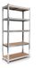 Merkloos Relaxdays Stellingkast - 875 kg - 180x90x40 cm - Verzinkt Staal - Modulair - Werktafel - Zilver