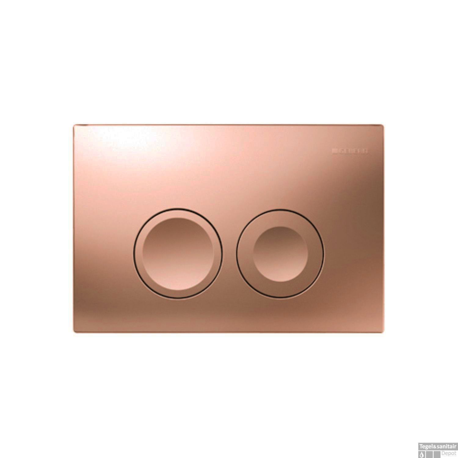 Geberit Delta 25 Bedieningsplaat - Koper - Frontbediening