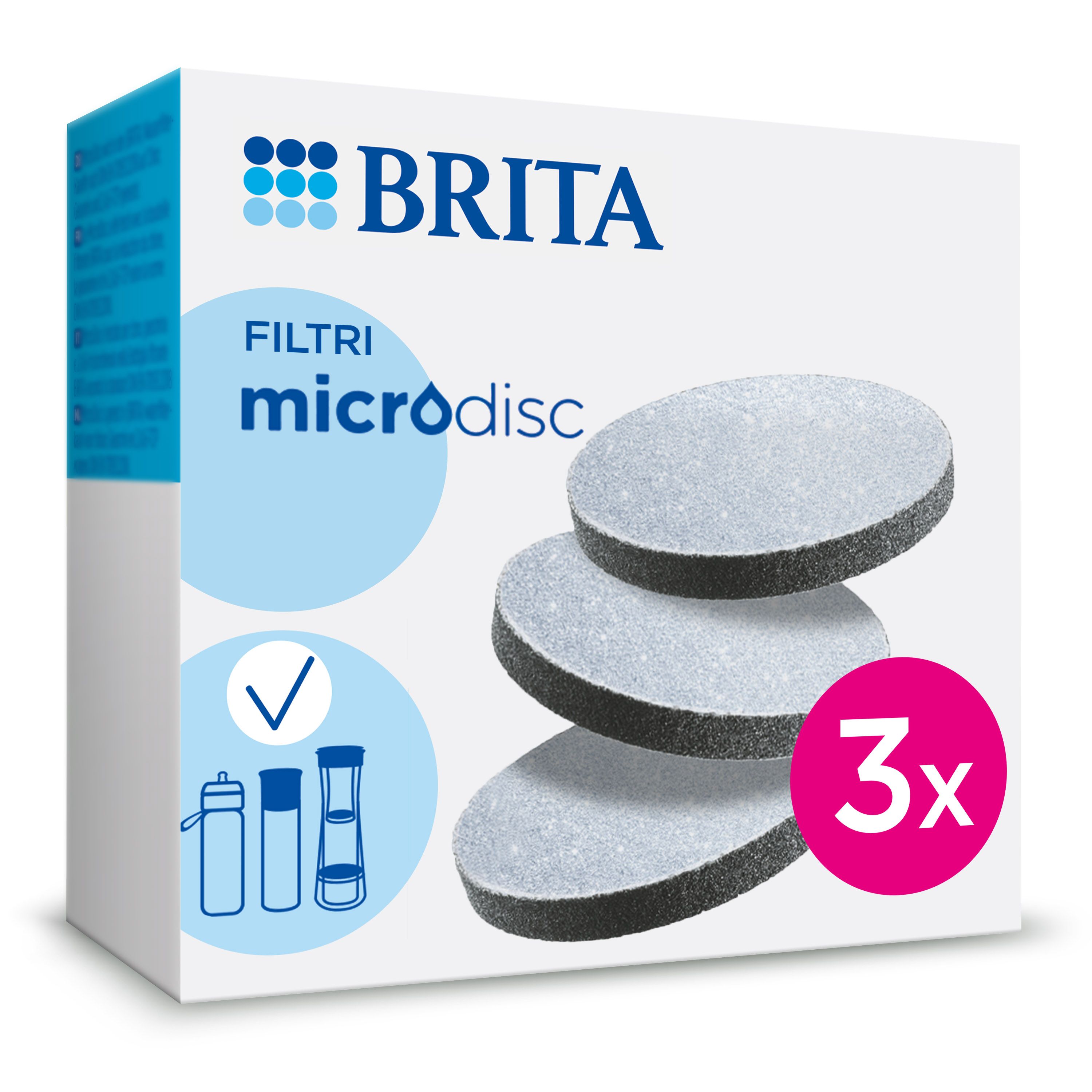 Brita MicroDisc Waterfilter - 3 stuks