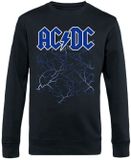 AC/DC Lightning Heren Sweatshirts - zwart - XXL