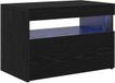vidaXL TV-kast 60 x 35 x 40 cm zwart eiken bewerkt hout