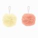 Set van 2 peeling-sponzen voor de douche, sponzen van zacht net voor een perfecte reiniging in verschillende kleuren