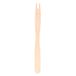 100 stuks - fruitvorken, 14 cm, natuurlijk hout