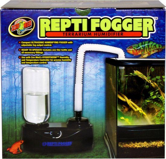 Zoo Med Repti Fogger - Luchtbevochtiger voor Terrarium - Zwart