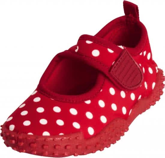 Playshoes Meisjes waterschoenen rood met stippen 28/29 4-6 jr