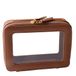 SANHECUN Toilettas waterdichte cosmetische organizer met opknoping haak voor reizen, Bruin, Carry on 8 inch, Waszak