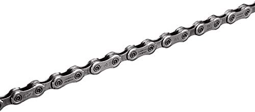 Shimano Chain 126 Links +QL CN-M8100 12-games, unisex volwassenen, grijs, standaard