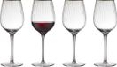 Lyngby Glas Palermo Gold wijnglazen rode wijn - 400 ml - set van 4