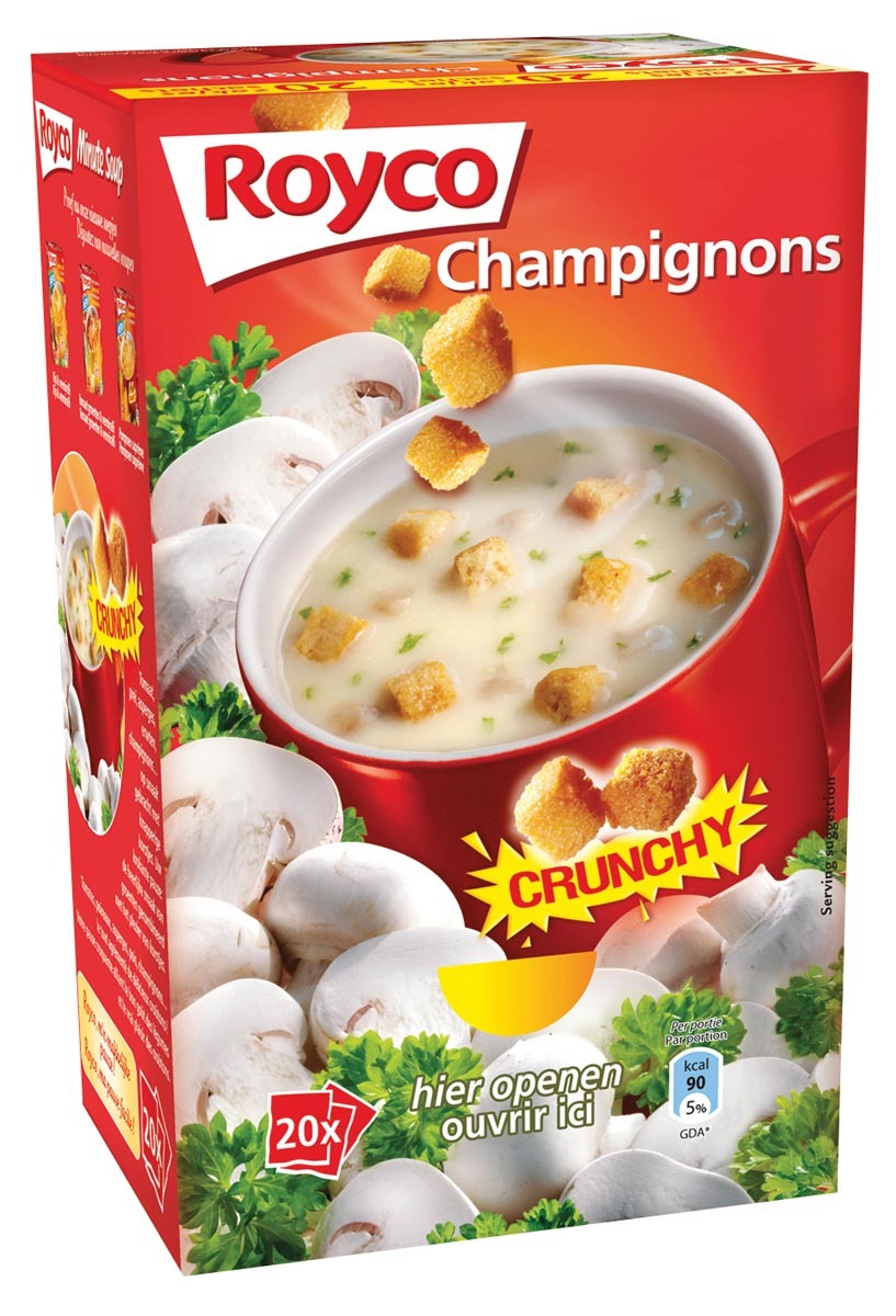 Royco Minute Soup champignons pak van 20 zakjes