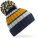 Beechfield Hygge Striped Cap Dijon Blue