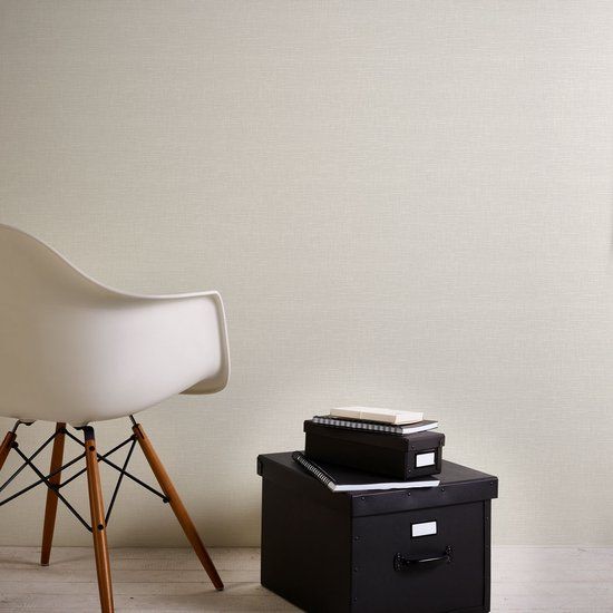 A.S. Création Effen behang Uni behang Papiertapete Wit 233110