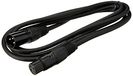 Pulse PLS00266 DMX-kabel, 3-polig, XLR-stekker op bus, 2 m, zwart