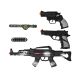 Atosa 2 Pistolets Jouets Assorti 44x32 cm