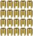 Dailygoody - Inserti filettati autofilettanti - Acciaio al carbonio - 20 pezzi - Oro