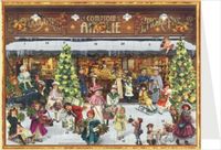 Richard Sellmer Verlag Adventskalender Carte postale Viktorianischer Laden