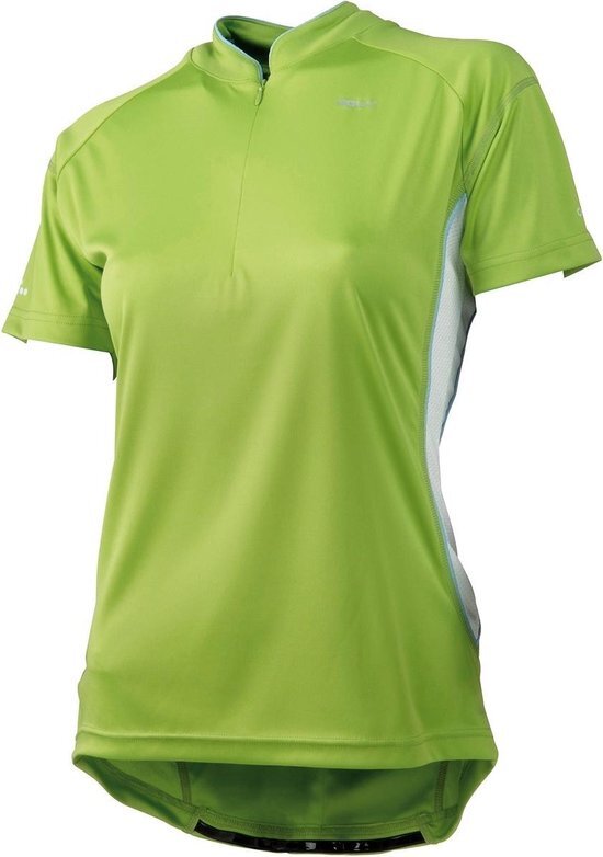 AGU Shirt KM Vista - Sportshirt - Dames - Maat S - Groen;Wit;Lichtblauw