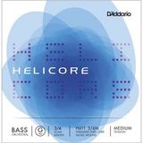 D'Addario H611-3/4M Helicore Contrabass enkele snaar 'G' nikkel omsponnen 3/4 medium