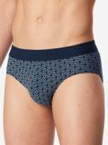 Schiesser Rio slip '95/5 - 6-pack - Heren - Maat XL - Katoen/Elastaan - Blauw/Zwart
