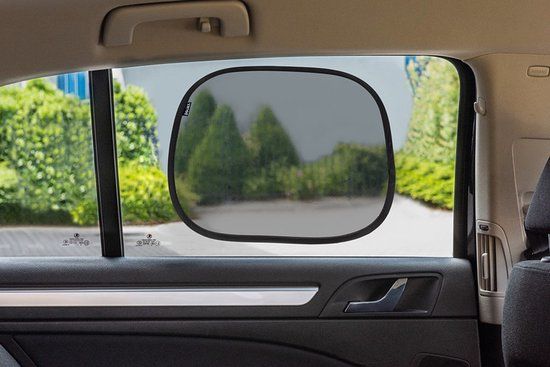 Dooky Auto Zonneschermen – 2 Stuks – Universeel – 42x39 cm – Zwart