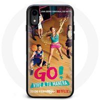 Maniacase Hoesje voor iPhone XS Lupe et Mia Pursue Your Dreams