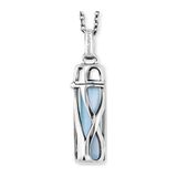 Engelsrufer - Ketting - Gerhodineerd Sterling Zilver - 42 cm